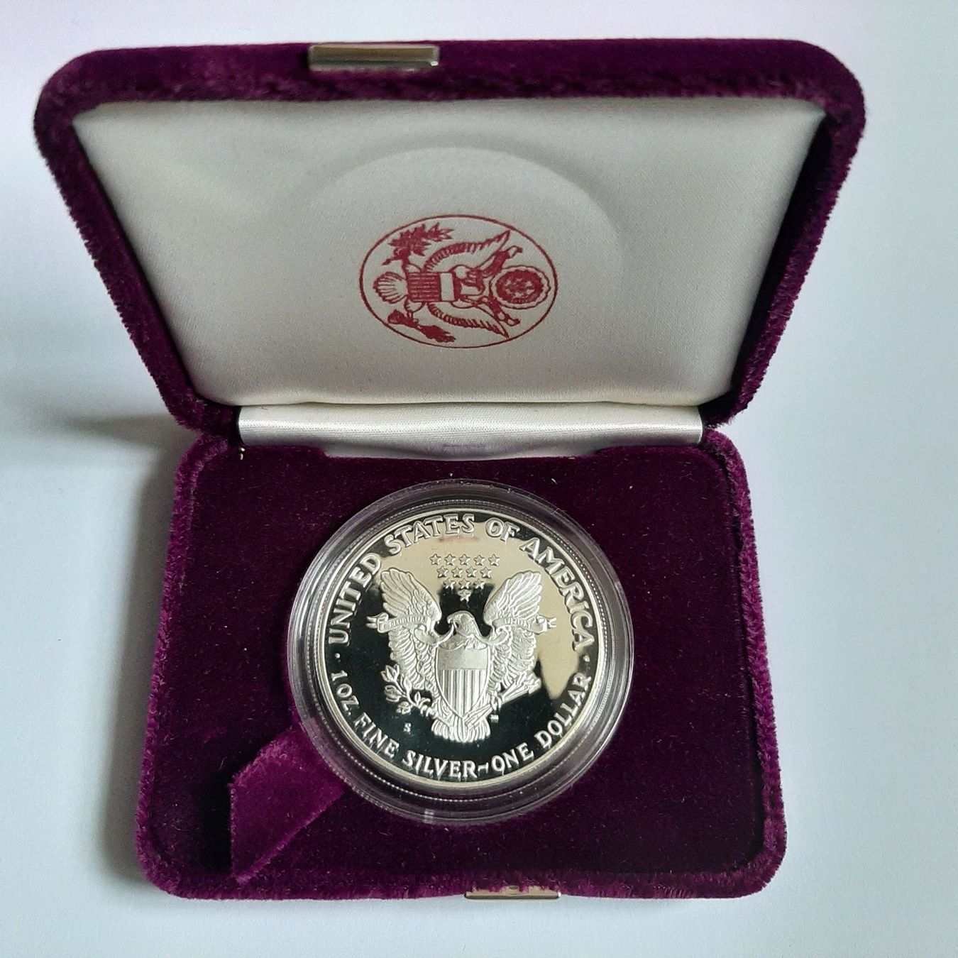 Toutes les monnaies: 1 Ounce American Eagle Proof in Original Box – Neuf avec emballage d'origine à Carouge GE par cecob0909 1
