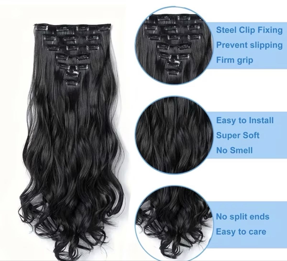 Parrucche: Clip Extensions 55,8cm braun  – Nuovo (secondo la descrizione) da Trimbach venduto da Alessia75 7