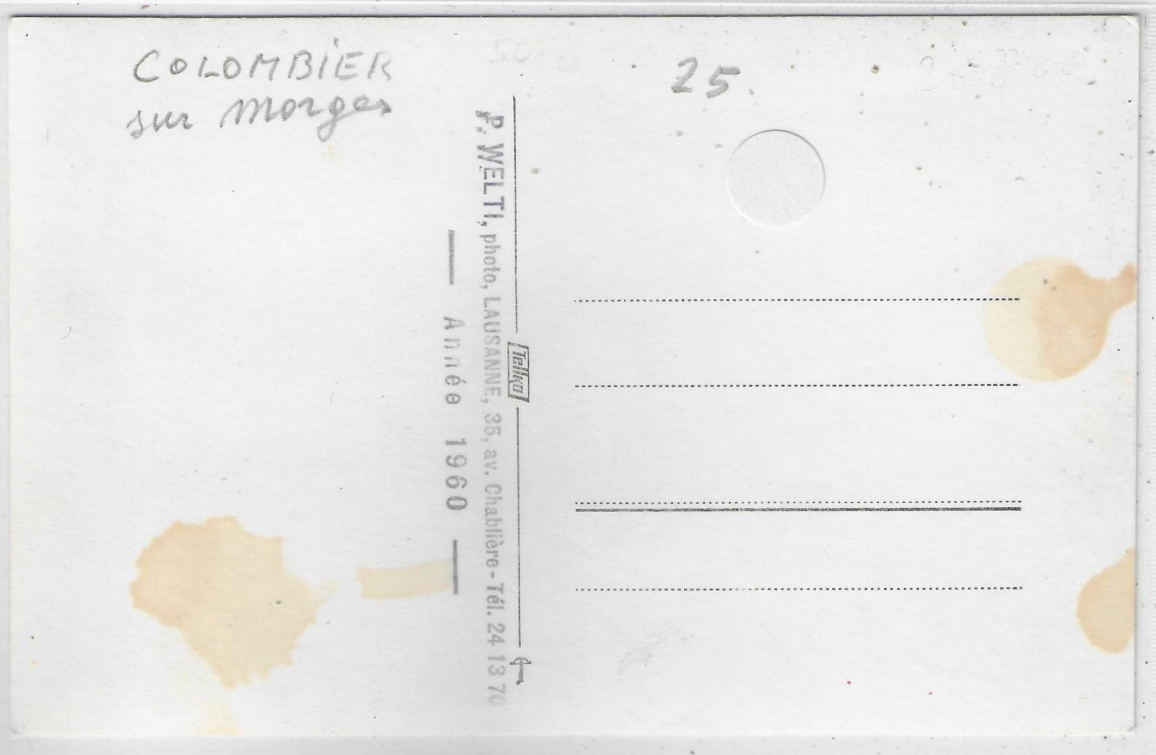 Cartoline postali: Colombier sur Morges - Cortege 1960 – Usato da Ettingen venduto da Kartenplanet 1