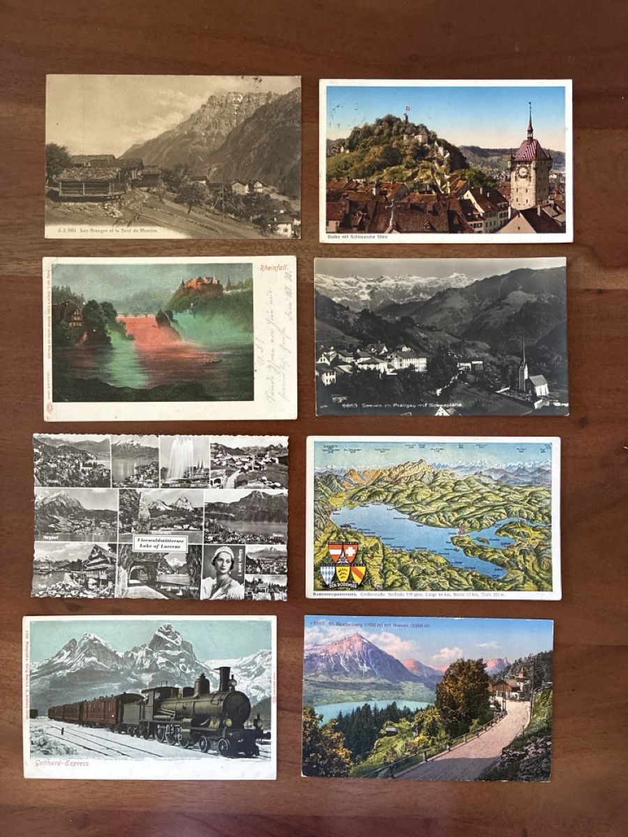 Cartes postales: 15 Ansichtskarten Schweiz Überraschungs Paket 95 – D'occasion à Oftringen par Cla.vD.74 2