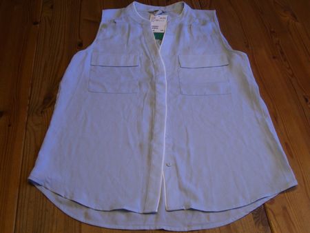 hübsche,ärmellose Bluse,(H&M),neu,Gr.36