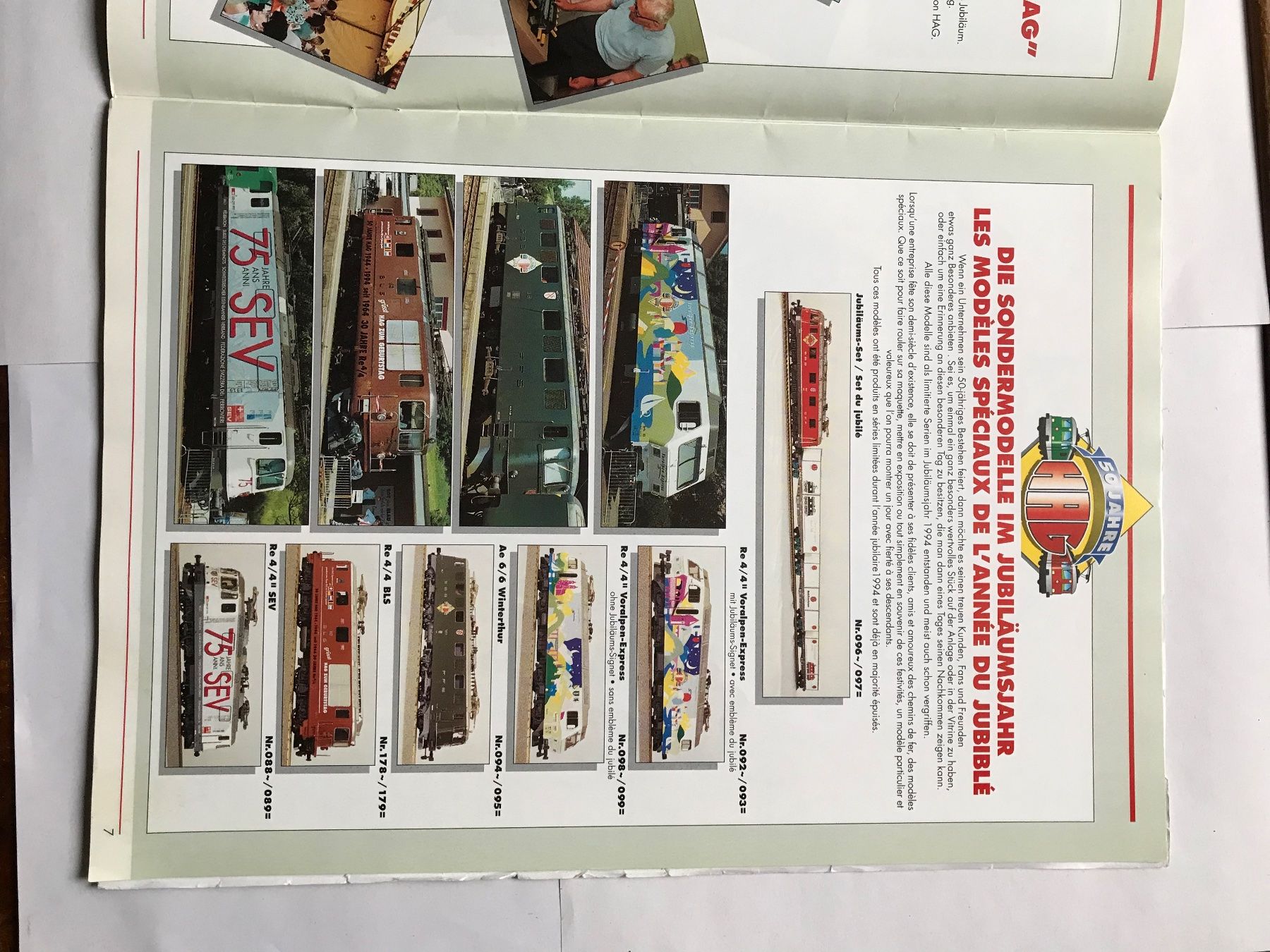 Hag Modellini di ferrovie: HAG katalog 1996 – Usato da liestal venduto da makai05 1