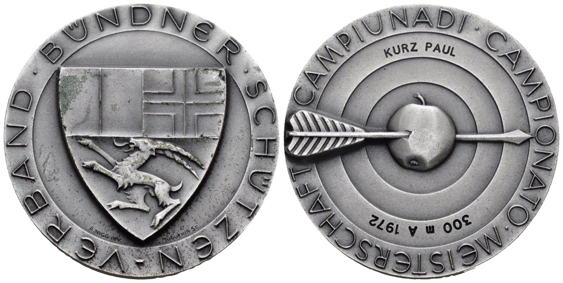 Medaillen: Graubünden O.J – Gebraucht aus Bern von numismatictops