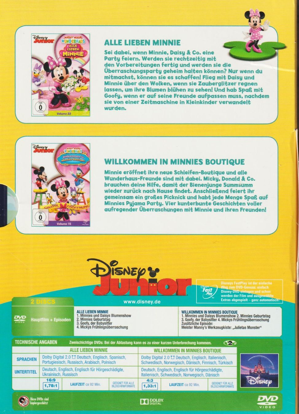 Alle DVDs: MICKY MAUS Wunderhaus - 2 DVD zusammen – Gebraucht aus Zürich von Vinyl 1