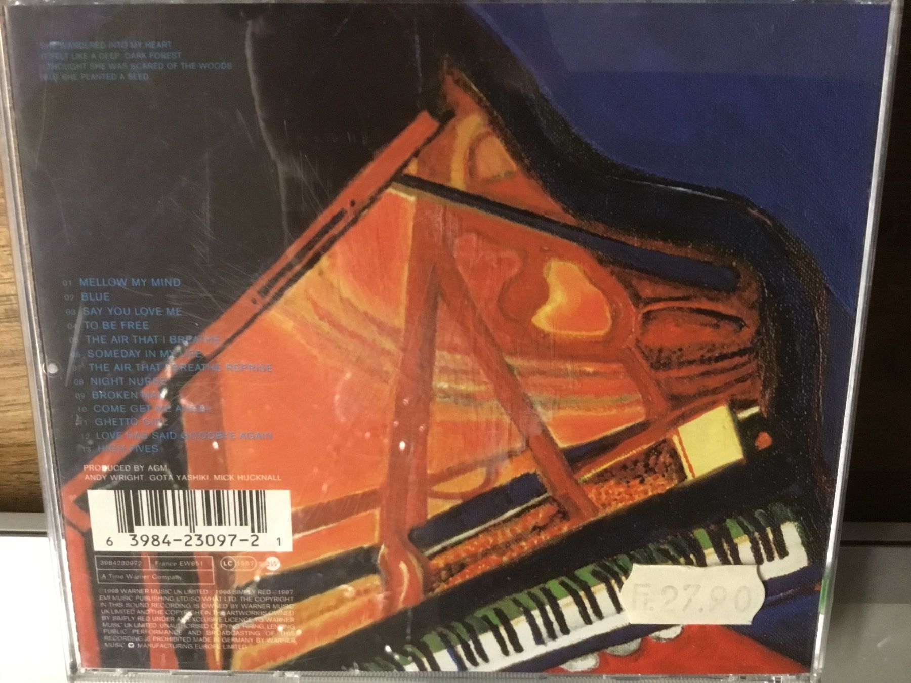 CD: Simply Red - Blue - CD Album  , – Usato da Thierachern venduto da sweden08 1
