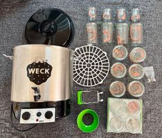 Weck Einkochautomat mit diversem Zubehör gebraucht