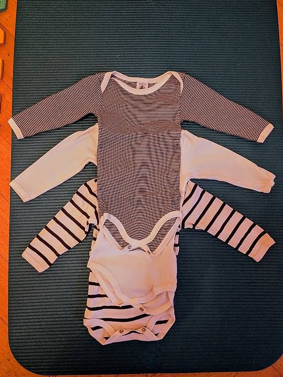 Biancheria intima: Petit Bateau Langarmbodys, 67cm, 3er Set – Usato da Zürich venduto da Pabloo17