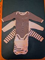 Petit Bateau Langarmbodys, 67cm, 3er Set