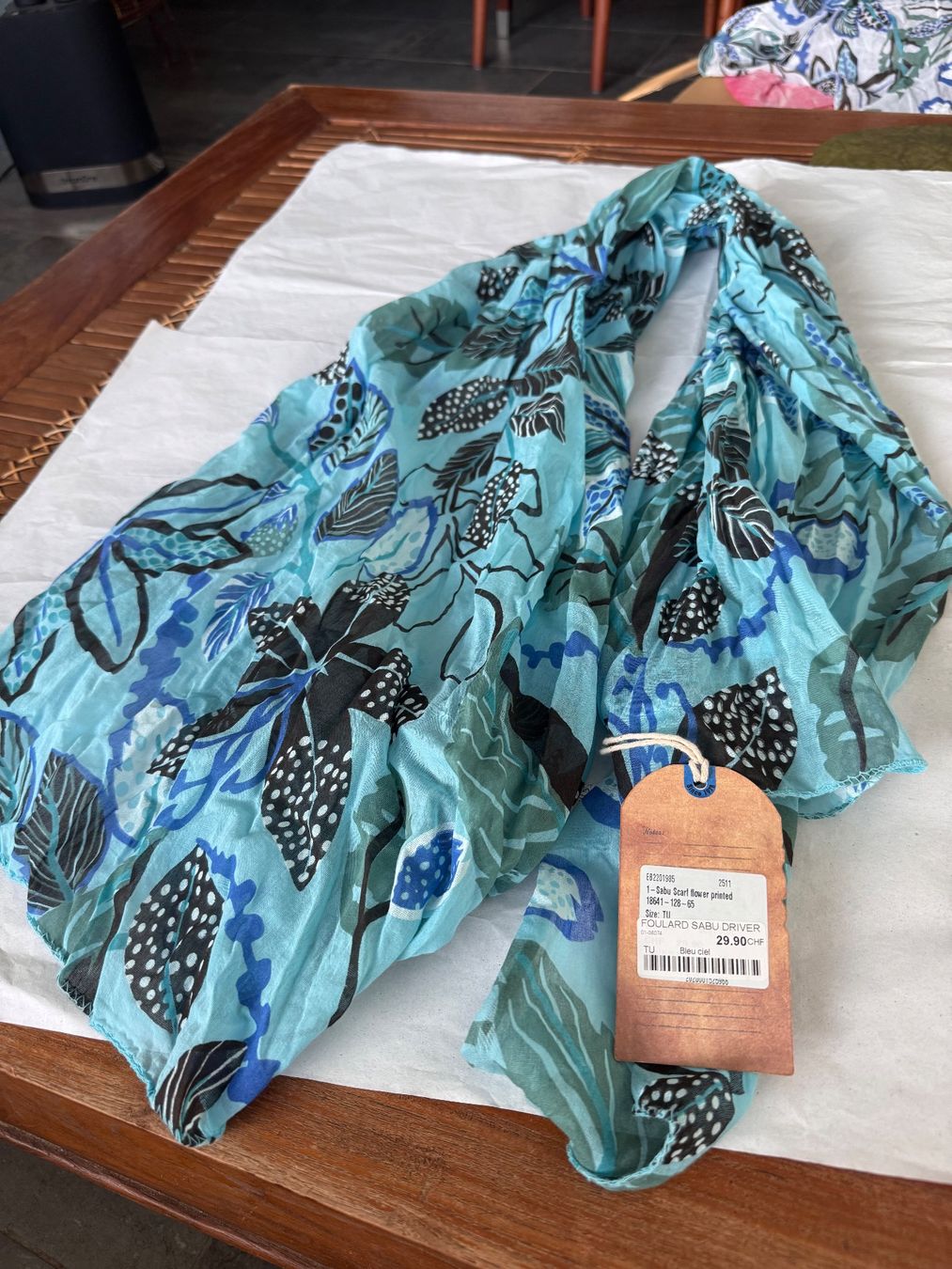 Foulard & Sciarpe: Echarpe légère DriverJeans – Nuovo e nell'imballaggio originale da Vuisternens-Romont venduto da gol_xp6p 2