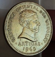URUGUAY 10 PESOS 1965