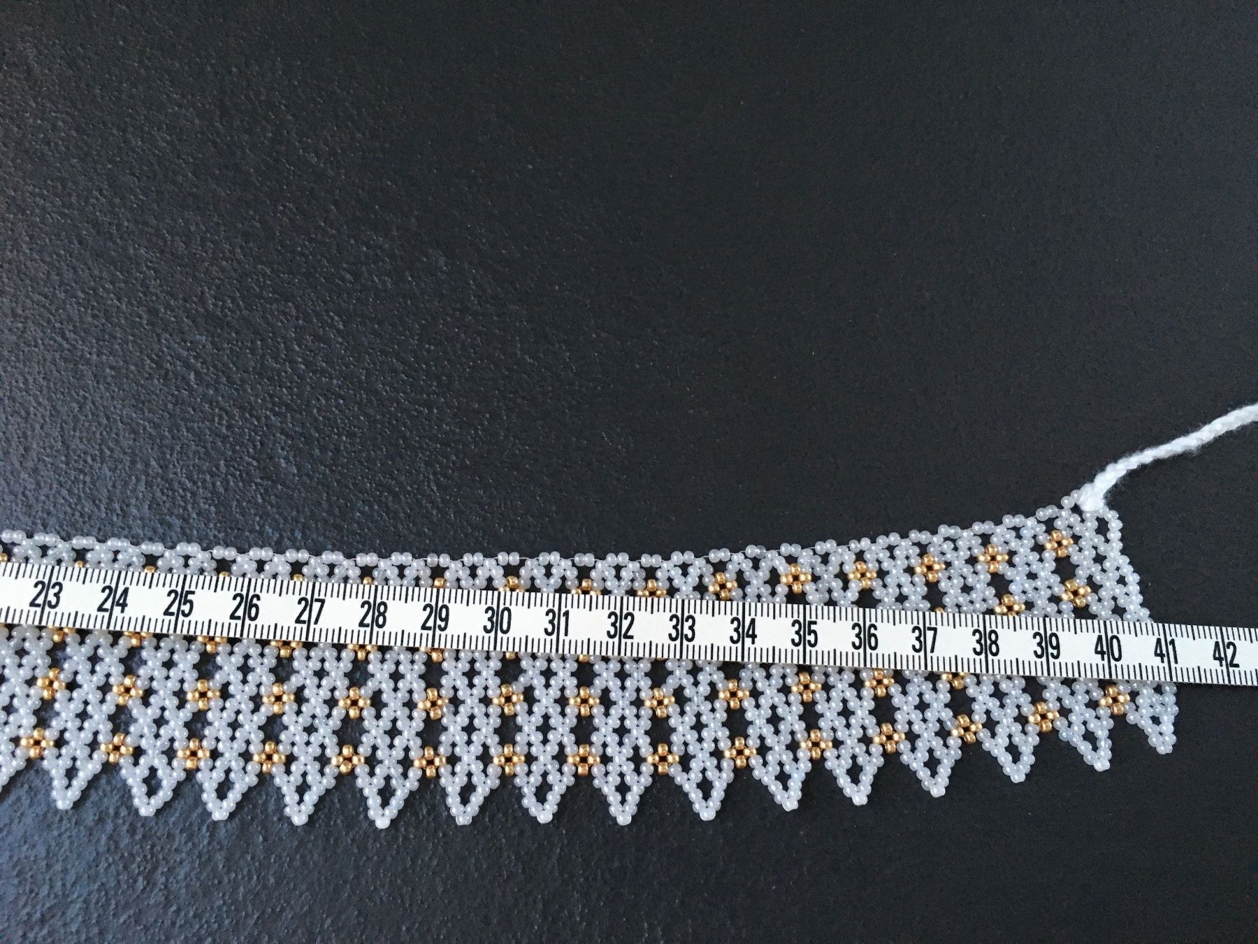 Catenine: Kette Kragen Perlen Handarbeit NEU – Nuovo e nell'imballaggio originale da Zollikofen venduto da spunk65 8