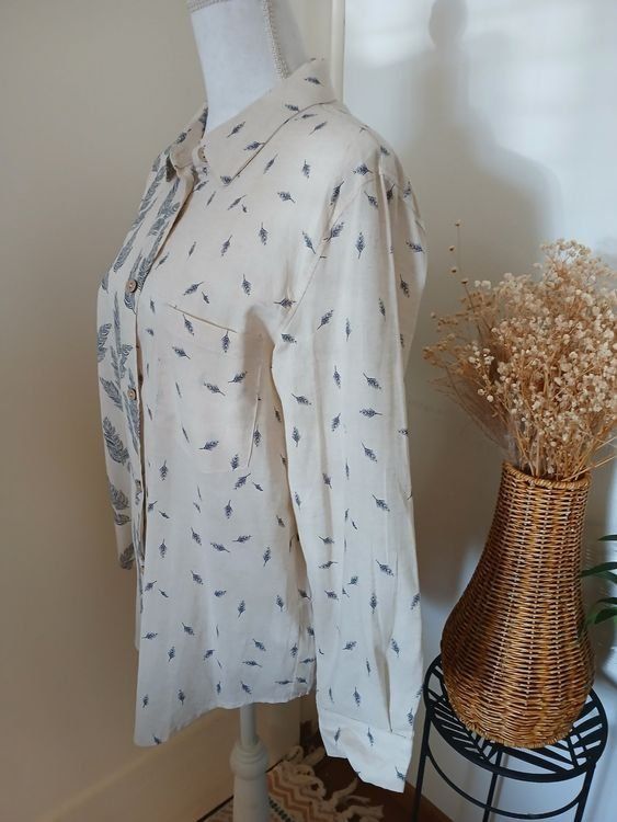 Camicette: Bluse/Hemd NEU, Gr.M, Leinen/Baumwolle – Nuovo e nell'imballaggio originale da Luzern venduto da Tavolna