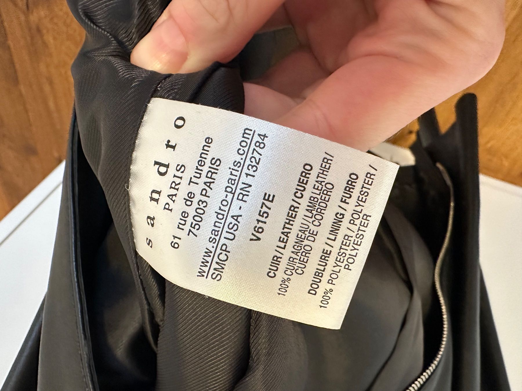 Sandro Giacche: Sandro Paris leather jacket, perfect condition, size 1(s) – Usato da Küssnacht am Rigi venduto da hor_dpb7 4