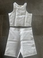H&M Set Gr. 152 blau-weiss
