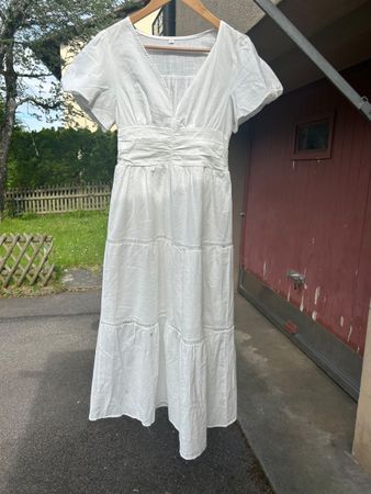 Sommerkleid Weiss Gr M. Neuwertig, leicht und luftig ☀️