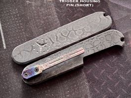 MetonBoss Zirconium-Scales mit Clip für 91 mm Victorinox