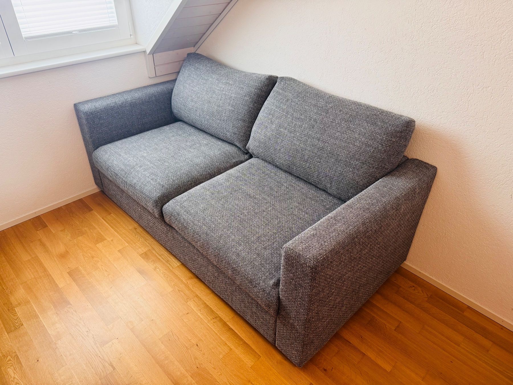 Ikea Divani: 2er-Bettsofa: IKEA VIMLE – Gunnared mittelgrau – Usato da Aesch ZH venduto da OperaMM
