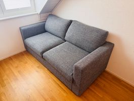 2er-Bettsofa: IKEA VIMLE – Gunnared mittelgrau