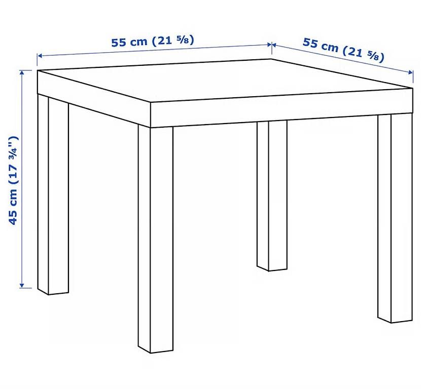 Tavoli: Ikea Tisch 55x55cm schwarz – Usato da Eiken venduto da Ardaakb27 4