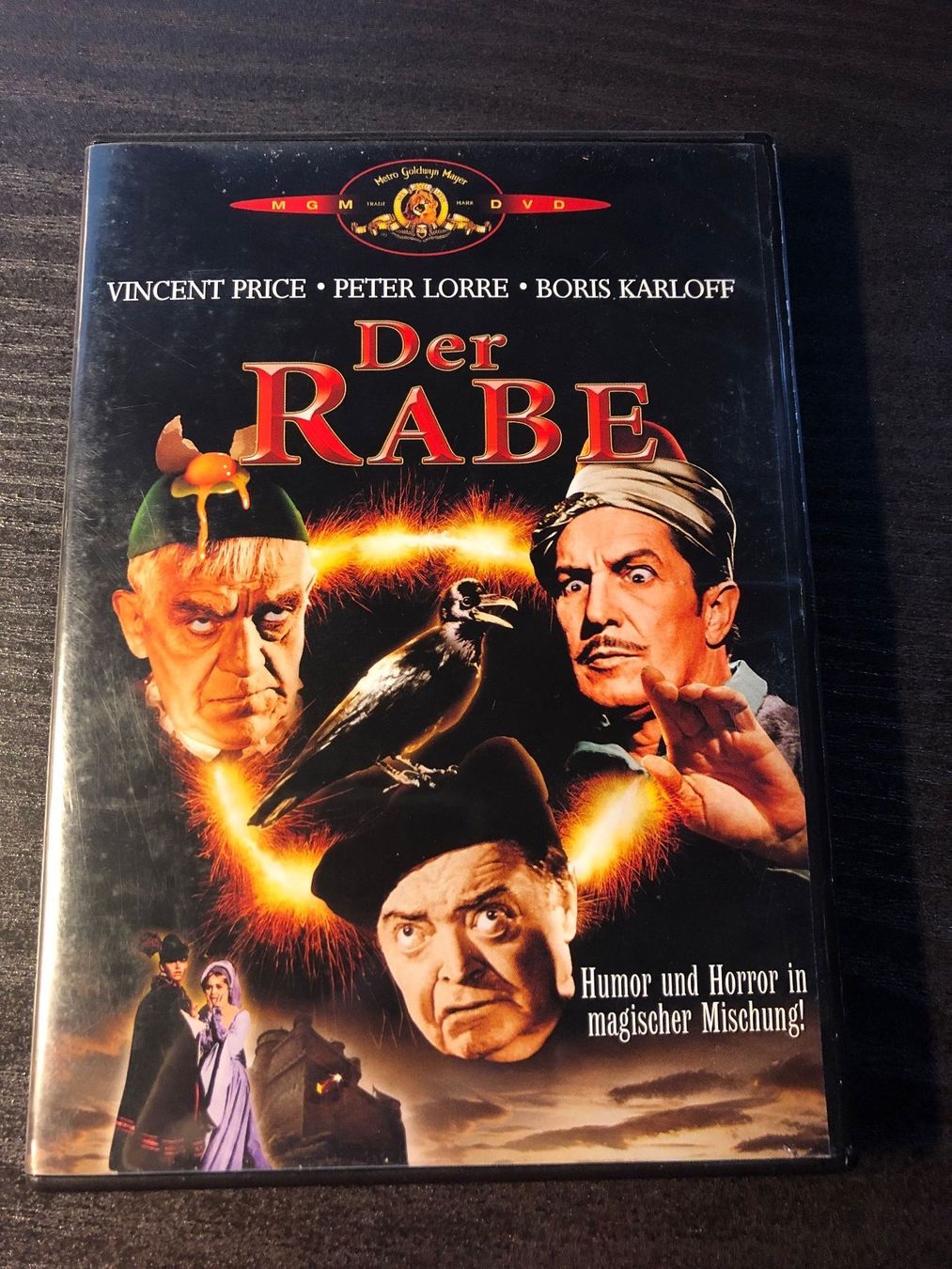 Tutti i DVDs: DVD "Der Rabe" mit Vincent Price, Peter Lorre uvm. – Usato da Schübelbach venduto da Dolly990_2
