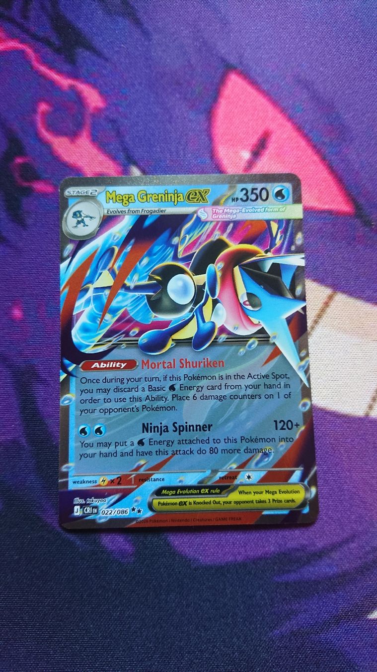 Pokémon Sammelbilder & Trading cards: Mega Greninja EX 022/086 EN – Neu (gemäss Beschreibung) aus Chur von FreakofRarity