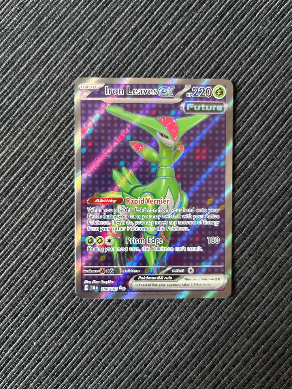 Pokémon Carte collezionabili: Pokemon Iron Leaves fullart Temporal Forces englisch – Nuovo (secondo la descrizione) da Wabern venduto da Collectfun