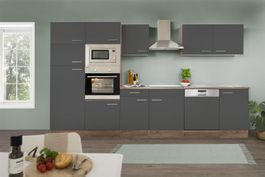 831 Küchenzeile Küchenblock 340cm EYGLGR - Küche Einbauküche