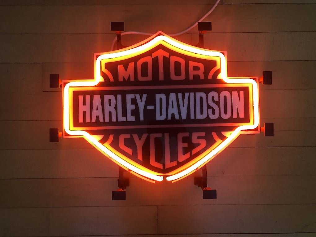 Insegne: Harley Davidson Neon Reklame – Usato da Luzern venduto da Nautico 1