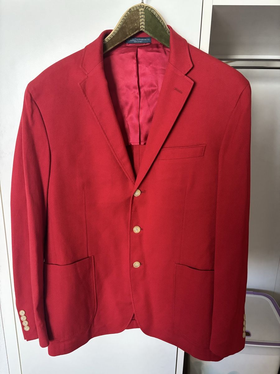 US Polo Giacche: Polo Blazer Farbe Rot Grösse L – Usato da Thalwil venduto da terza789 1