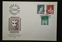 1968 FDC aus Baudenkmäler III