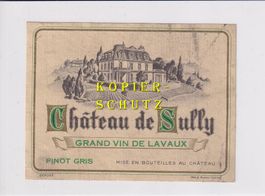 Etikette - Château de Sully (Pinot Gris) /bd