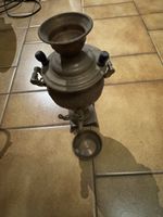 Samovar ancien en cuivre caisse 1