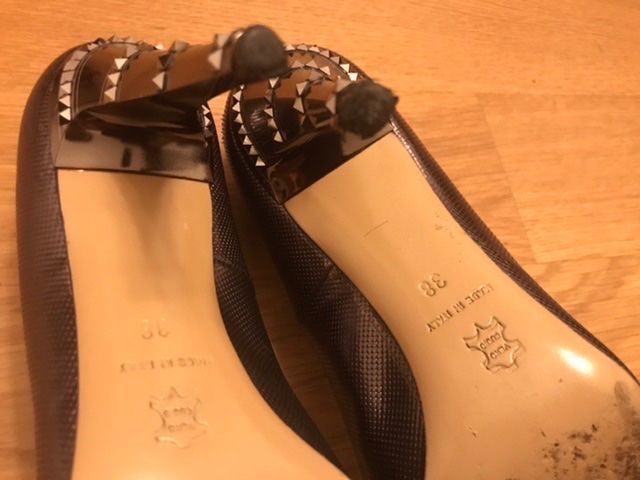 Damenschuhe: Chaussures , 38 , cuir , Biond – Gebraucht aus Boudry von JulieG13 6