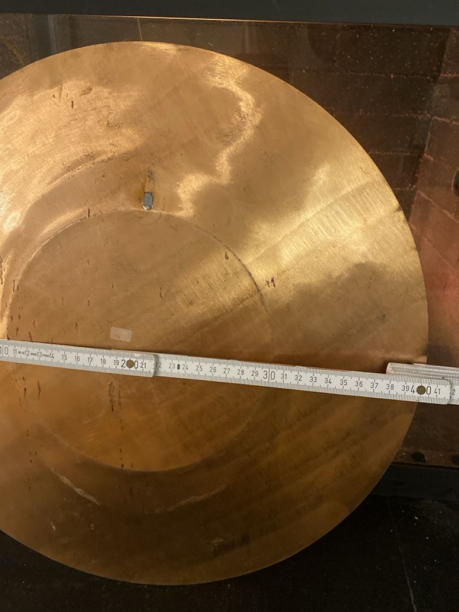 Tutte le decorazioni: Teller Dekoteller Silberfarben Kupfer 40 cm Durchmesser – Nuovo e nell'imballaggio originale da Rubigen venduto da Mukuru 3