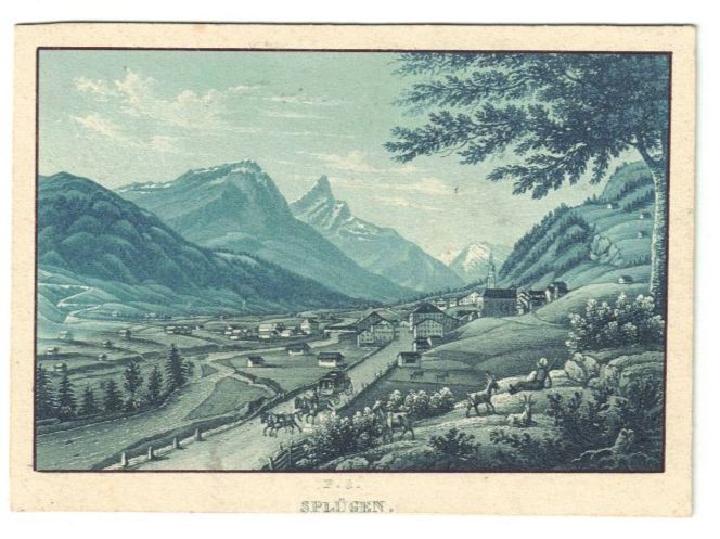 Ansichtskarten: Splügen Graubünden – Neu (gemäss Beschreibung) aus Widnau von Seppl480