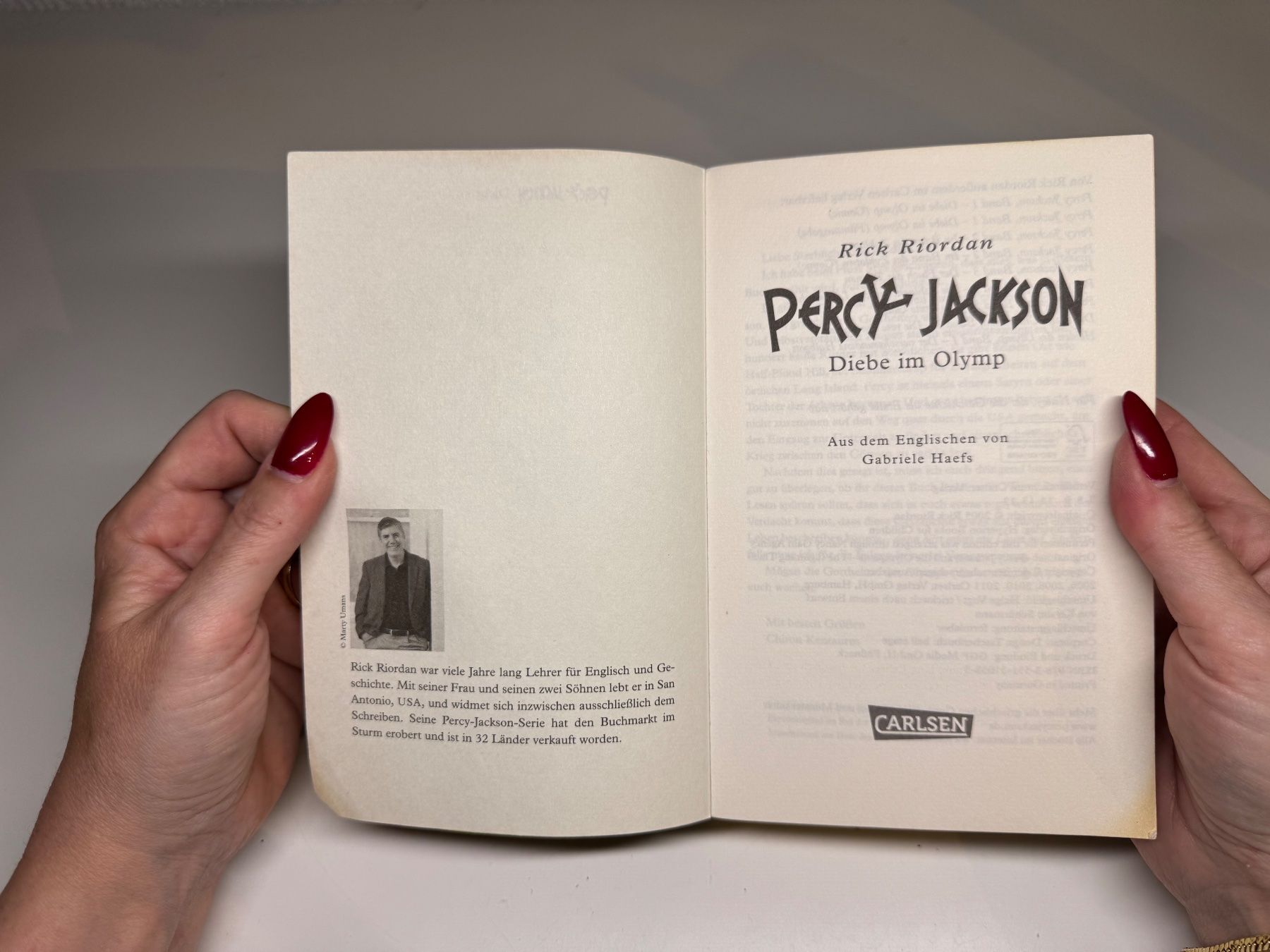 Libri: BUCH: Percy Jackson, Diebe im Olymp – Usato da Grosswangen venduto da Kleine.Knoepfe 2