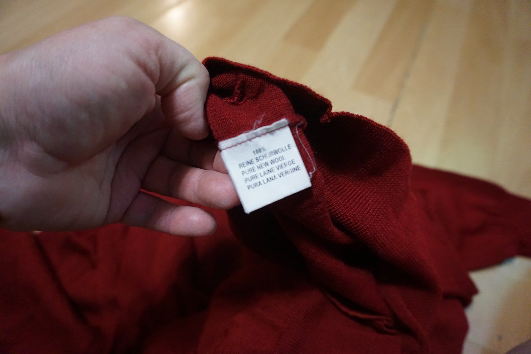 Pullover & Sweatshirts: Herren Pullover rot 100% Merino Gr. L – Gebraucht aus Zürich von einalemjena 4
