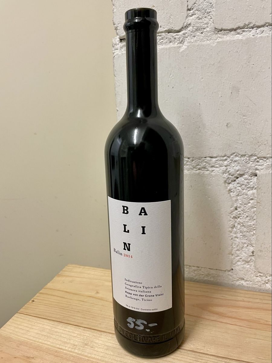 Vins: Balin 2014, Kopp von der Crone, aus Klimakeller. – Neuf avec emballage d'origine à Zürich par Bohn 1