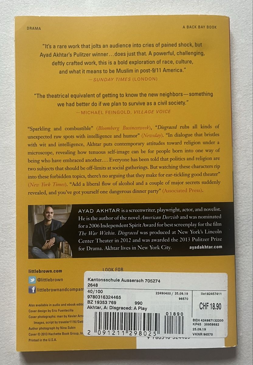 Libri: Disgraced – Usato da Einsiedeln venduto da lar_d62m 1