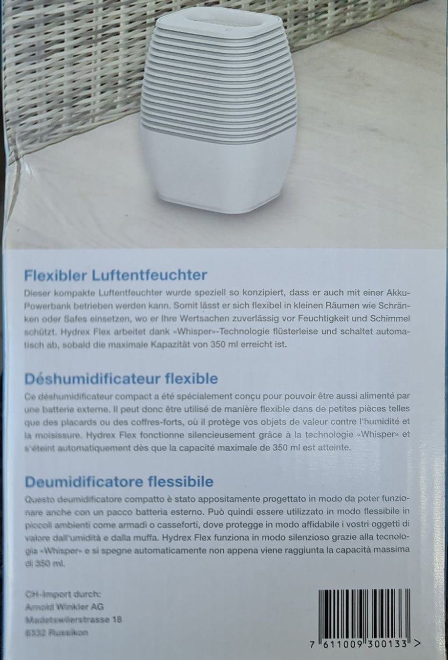 Deumidificatori: flexibler Luftentfeuchter Hydrex – Nuovo e nell'imballaggio originale da Uerkheim venduto da Kaufoption 5