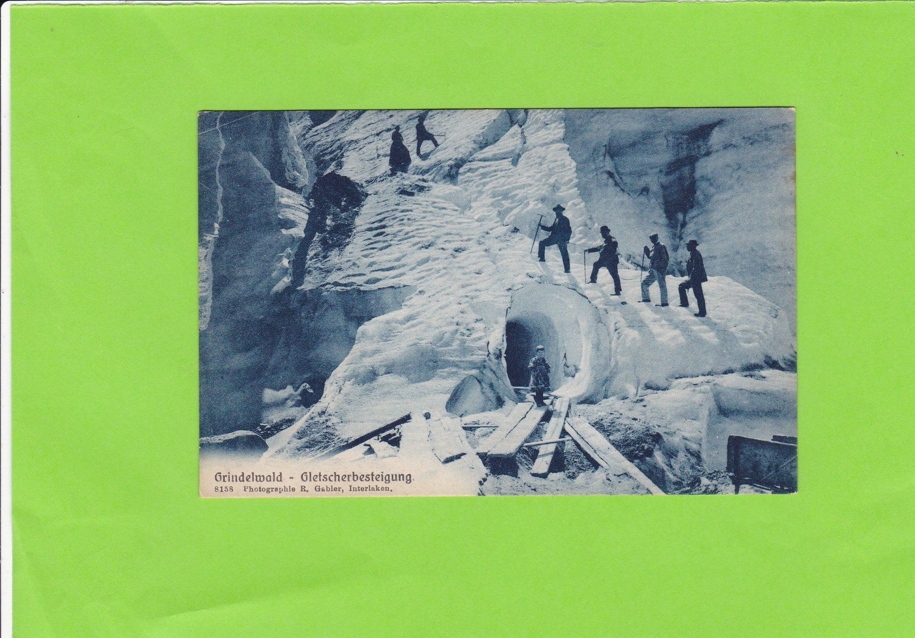Cartoline postali: Grindelwald-Gletscherbesteigung – Usato da St. Peterzell venduto da neckertal
