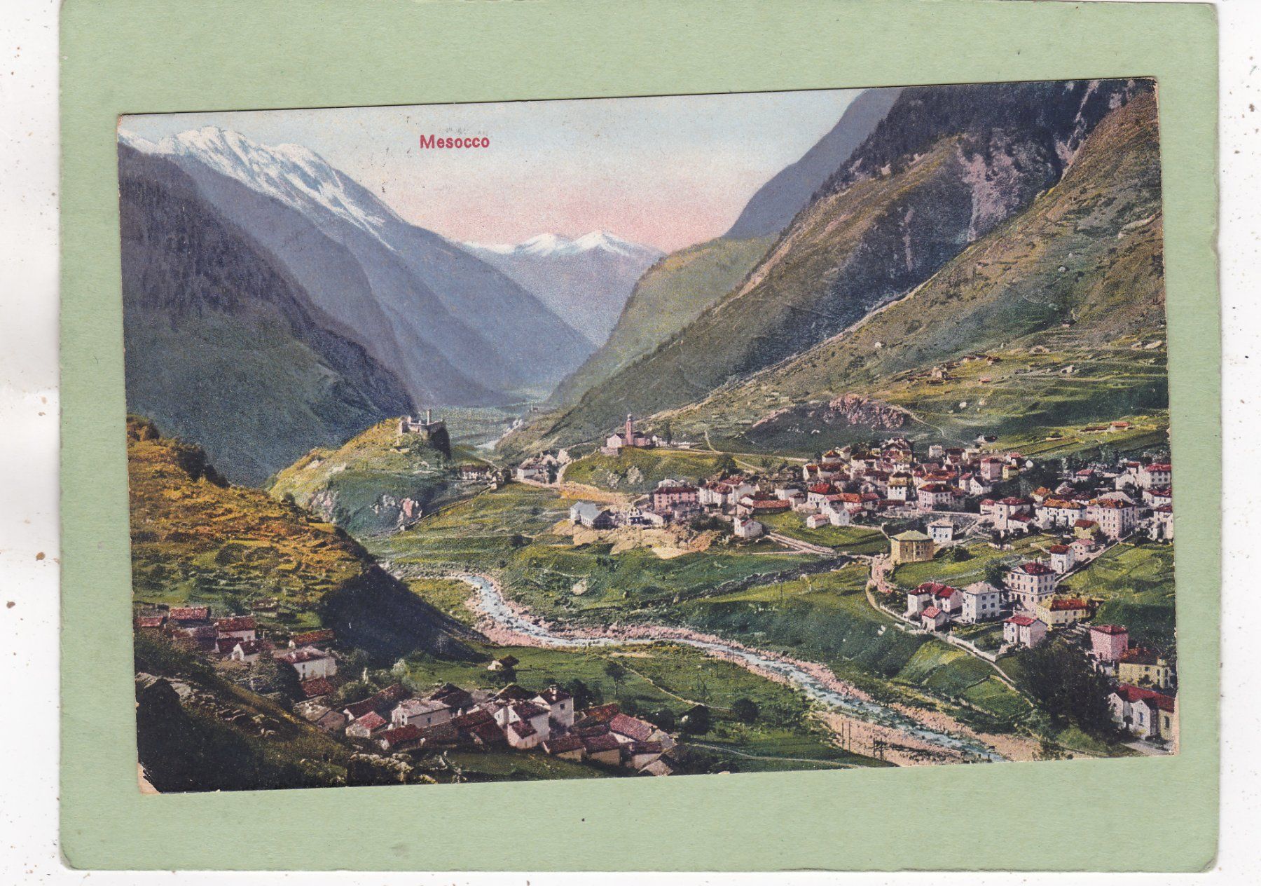 Cartes postales: Mesocco 1927 – D'occasion à Herisau par Lisegrat2008