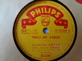 8 disques 78tours - L. Boyer - André Claveau - E.Constantine