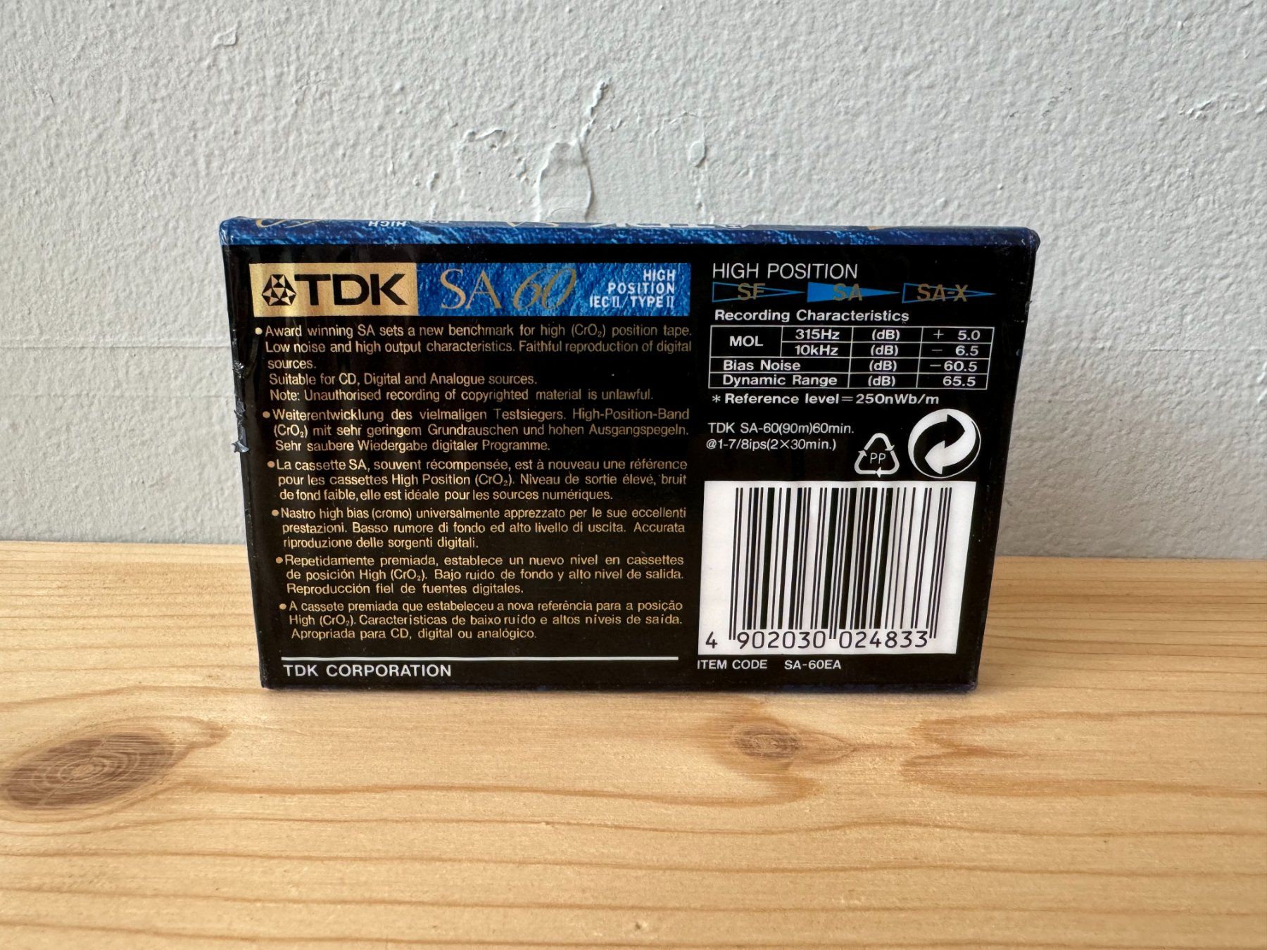 Kompaktkassetten: TDK high position cassette 60 NEW – Neu und originalverpackt aus Neuchâtel von _Easy_to_Find_ 1
