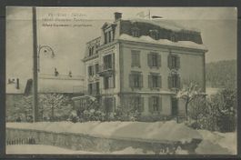 Carte P de 1915 ( Verrières / Hôtel Pension Terminus )