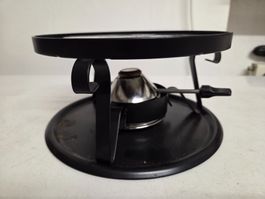 Kisag Gasbrenner mit Fondue - Rechaud und Alu-Wärmeverteiler