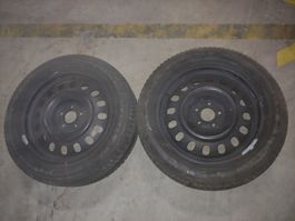 Zwei Michelin Winterräder 215/55 R 17 98V, 6mm Profil