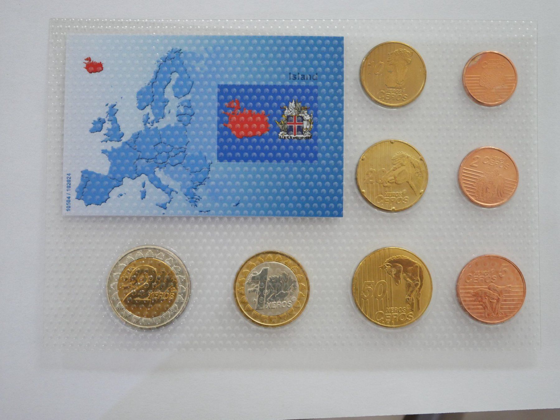 Toutes les monnaies: Euro Probe Island  2004 ***TOP*** – Neuf avec emballage d'origine à Kreuzlingen par Samson01 1