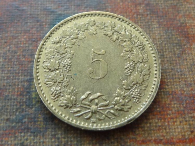Tutti le monete: 5 Rp. 1990 – Usato da Romanel-sur-Lausanne venduto da Swift13 1