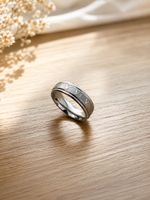 Bague chiffres romain acier inox